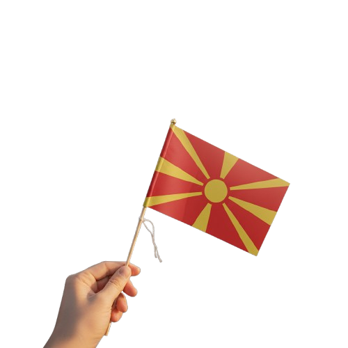 North Macedonia Flag